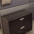 Hon Black 2 Drawer Lateral File Cabinet, Locking